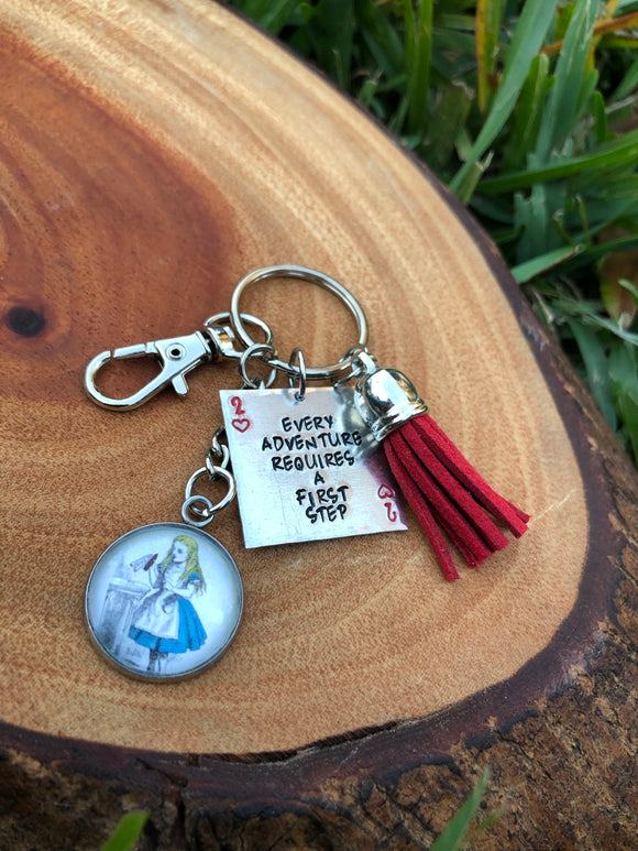 “Alice” Inspired Keychain