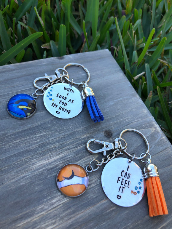 “Finding Nemo” Inspired Keychain Set