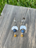 “Cascading Crescent” Earrings